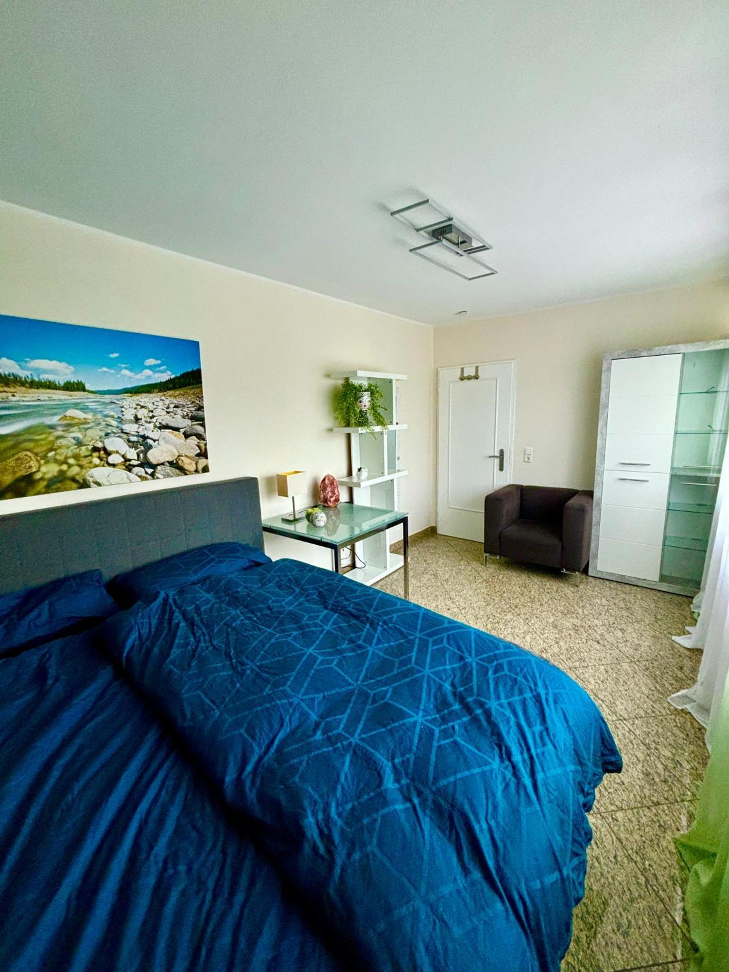 Wolkenzimmer Mit 140 Cm Bett Im Erdgeschoss Seligenstadt Dış mekan fotoğraf